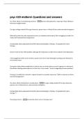 psyc 420 midterm Questions and answers 