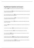 Psyc420 Exam Questions and answers 