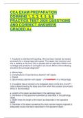 CCA EXAM PREPARATION  DOMAINS 1&comma; 2&comma; 3&comma; 4&comma; 5&comma; & 6  PRACTICE TEST 2025 QUESTIONS  AND CORRECT ANSWERS  GRADED A&plus;
