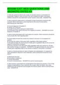 BSN366 EXIT HESI QUESTIONS AND ANSWERS RATED A&plus;