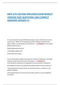 ENPC 6TH EDITION PROVIDER EXAM NEWEST  VERSION 2025 QUESTIONS AND CORRECT  ANSWERS GRADED A&plus;