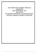 Test Bank for Current Medical Diagnosis & Treatment&comma; 62nd Edition by Papadakis&comma; McPhee&comma; Rabow & McQuaid