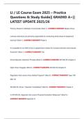 LI &sol; LE Course Exam 2025 &ndash; Practice  Questions & Study Guide&vert;&vert; GRADED A&plus;&vert;&vert;  LATEST UPDATE 2025&sol;26 