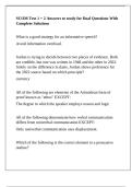 SCOM Test 1 &plus; 2 Answers to study for final Questions With Complete Solutions