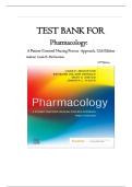 Pharmacology &ndash; 12th Edition by Linda E&period; McCuistion &vert; Complete Test Bank with Answers