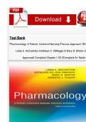 Complete Test Bank for Pharmacology&colon; A Patient-Centered Nursing Process Approach 12th Edition by Linda E&period; McCuistion &vert; Questions and Answers &vert; 100&percnt; Guarantee Pass &vert; Latest Edition 2026