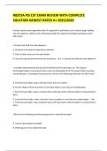 NBSTSA PSI CST EXAM REVIEW WITH COMPLETE SOLUTION NEWEST RATED A&plus; 2025&sol;2026 