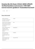 Hondros Bio 254 Exam 2 EXAM &lpar;2025&rpar; UPDATE Verified Questions And Answers &vert; With 100&percnt; Correct Answers graded A&plus; Guaranteed Success&excl;&excl;