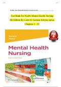 TEST BANK For Davis Advantage for Neeb's Mental Health Nursing&comma; 6th Edition By Linda M&period; Gorman&comma; Robynn Anwar&comma; Verified Chapters 1 - 22&comma; Complete Newest Version