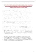 PRIVATE INVESTIGATOR LICENSE TEST STUDY GUIDE QUESTIONS AND CORRECT DETAILED ANSWERS TOP RATED VERSION FOR ALREADY A GRADED &vert;NEW AND REVISED