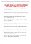 CALIFORNIA PRIVATE INVESTIGATOR EXAM QUESTIONS AND CORRECT DETAILED ANSWERS TOP RATED VERSION FOR ALREADY A GRADED &vert;NEW AND REVISED