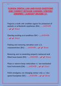 Florida Dental Law & Rules Exam 2025&colon; Practice Questions & Detailed Answers
