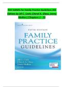 Test Bank Family Practice Guidelines 5th Edition 2026 &ndash; Cash&comma; Glass & Mullen A&plus; &vert; ISBN 9780826135834