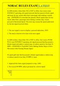 NORAC RULES EXAM QUESTIONS AND ANSWERS 2025