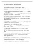 HAPS QUESTIONS AND ANSWERS