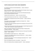 HAPS EXAM QUESTIONS AND ANSWERS