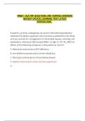 NR667- CEA FNP QUESTIONS AND VERIFIED ANSWERS NEWEST UPDATE LEARNING TEST LATEST VERSION 2025 