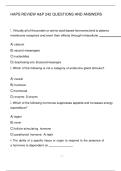 HAPS REVIEW A&P 242 QUESTIONS AND ANSWERS