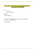 NP 235 EXAM 1 &lpar;UNITS 1-3&rpar; MULTIPLE CHOICE 2025&sol;2026 LATEST QUESTIONS & CORRECTANSWER
