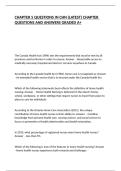 CHAPTER 5 QUESTIONS IN CHN &lpar;LATEST&rpar; CHAPTER QUESTIONS AND ANSWERS GRADED A&plus;