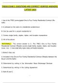 TREBS EXAM 5 &vert; QUESTIONS AND CORRECT VERIFIED ANSWERS  LATEST 2025
