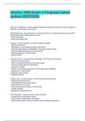 History 1020 Exam 4 Ferguson latest  update 2025&sol;2026&period;
