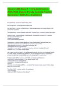 History 1020 Exam 4 &ndash; Ferguson Review &vert; 2025&sol;2026 Updated Study Guide & Practice Questions &vert; 100&percnt; Pass Guarantee