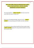 NACC PSW EXAMS&comma; PRACTICE EXAM AND STUDY GUIDE &vert;&vert;  ACTUAL EXAM QUESTIONS & VERIFIED ANSWERS 2025&lpar;NEWEST&rpar; ALREADY GRADED A&plus;
