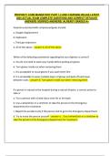PROPHECY CORE MANDATORY PART 1&comma;2 AND 3 NURSING RELIAS LATEST  2025 ACTUAL EXAM COMPLETE QUESTIONS AND CORRECT DETAILED  ANSWERS &lpar;VERIFIED ANSWERS&rpar; &vert;ALREADY GRADED A&plus;