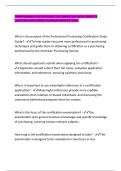COMPREHENSIVE CERTIFICATION STYLE EXAMS QUIZ WITH COMPLETE QUESTIONS AND CORRECT ANSWERS &lpar;VERIFIED 100&percnt;&rpar;