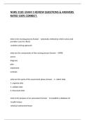 NURS 3120&colon; EXAM 1 REVIEW QUESTIONS & ANSWERS RATED 100&percnt; CORRECT&period;