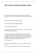 NURS 711 QUIZ 1 QUESTIONS & ANSWERS&comma; PASSED&excl;&excl;