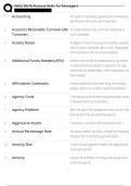 WGU  D076 Finance Skills for Managers WGU Exam Questions and Answers &lpar;Verified Answers&rpar; Most Recent exam COMPLETE &lpar;2025&rpar; &lpar;Latest Update 2025&rpar; UPDATE&excl;&excl;