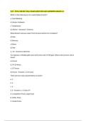 OCP - PHTA ONLINE FINAL EXAM QUESTIONS AND ANSWERS GRADED A&plus;
