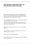 NUR 1020C EXAM 1 STUDY GUIDE &lpar;TERM 1&rpar; 165 QUESTIONS WITH COMPLETE SOLUTIONS&period;