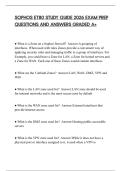 SOPHOS ET80 STUDY GUIDE 2026 EXAM PREP QUESTIONS AND ANSWERS GRADED A&plus;