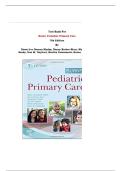 Test Bank - Burns' Pediatric Primary Care 7th Edition By Dawn Lee Garzon Maaks&comma; Nancy Barber Starr&comma; Margaret A&period; Brady&comma; Nan M&period; Gaylord&comma; Martha Driessnack&comma; Karen Duderstadt &vert; Chapter 1 &ndash; 46&comma; Complete Guide 2023&vert;