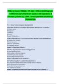 Midterm Exam&colon; NR511 &sol; NR 511 &ndash; Differential Diagnosis  and Primary Care Practicum Guide &vert; 100 Questions &  Answers &vert; Grade A &vert; 100&percnt; Correct &lpar;Verified Solutions&rpar; &ndash;  Chamberlain
