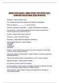 NRSG 2350 EXAM 1 NEW STUDY SET WITH 100&percnt; VERIFIED SOLUTIONS 2026 UPDATE&excl;&excl;