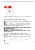 HESI Exit RN Practice Exam &ndash; Hard Level 2026 &lpar;Full Solutions&rpar;