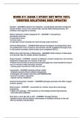 NURS 611 EXAM 1 STUDY SET WITH 100% VERIFIED SOLUTIONS 2026 UPDATE!!