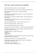 CRST 290 - EXAM 3 QUESTIONS & ANSWERS