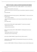INTRO TO TR EXAM 1 UIOWA 19 UPDATED QUESTIONS AND ANSWERS