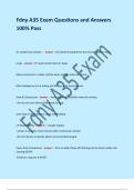 Fdny A35 Exam Questions and Answers  100&percnt; Pass