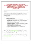 Comprehensive Child Growth and Development &lpar;CGAD&rpar; Actual Practice Exam&colon; 200 Questions With Answers and Explanations &vert; Instant Digital PDF Download