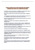 CUSECO TRAINING STUDY GUIDE QUESTIONS AND CORRECT ANSWERS 2026 UPDATE 100&percnt; VERIFIED SOLUTIONS&excl;&excl;