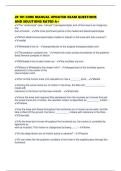 JR 101 CORE MANUAL UPDATED EXAM QUESTIONS AND SOLUTIONS RATED A&plus;