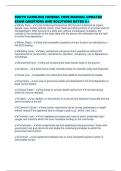 SOUTH CAROLINA FUNERAL CORE MANUAL UPDATED EXAM QUESTIONS AND SOLUTIONS RATED A&plus;