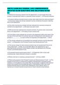 SOUTH CAROLINA FUNERAL LAW COMPREHENSIVE UPDATED EXAM QUESTIONS AND SOLUTIONS RATED A&plus;