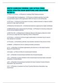 SOUTH CAROLINA FUNERAL LAW ACTUAL FINAL PAPER UPDATED EXAM QUESTIONS AND SOLUTIONS RATED A&plus;